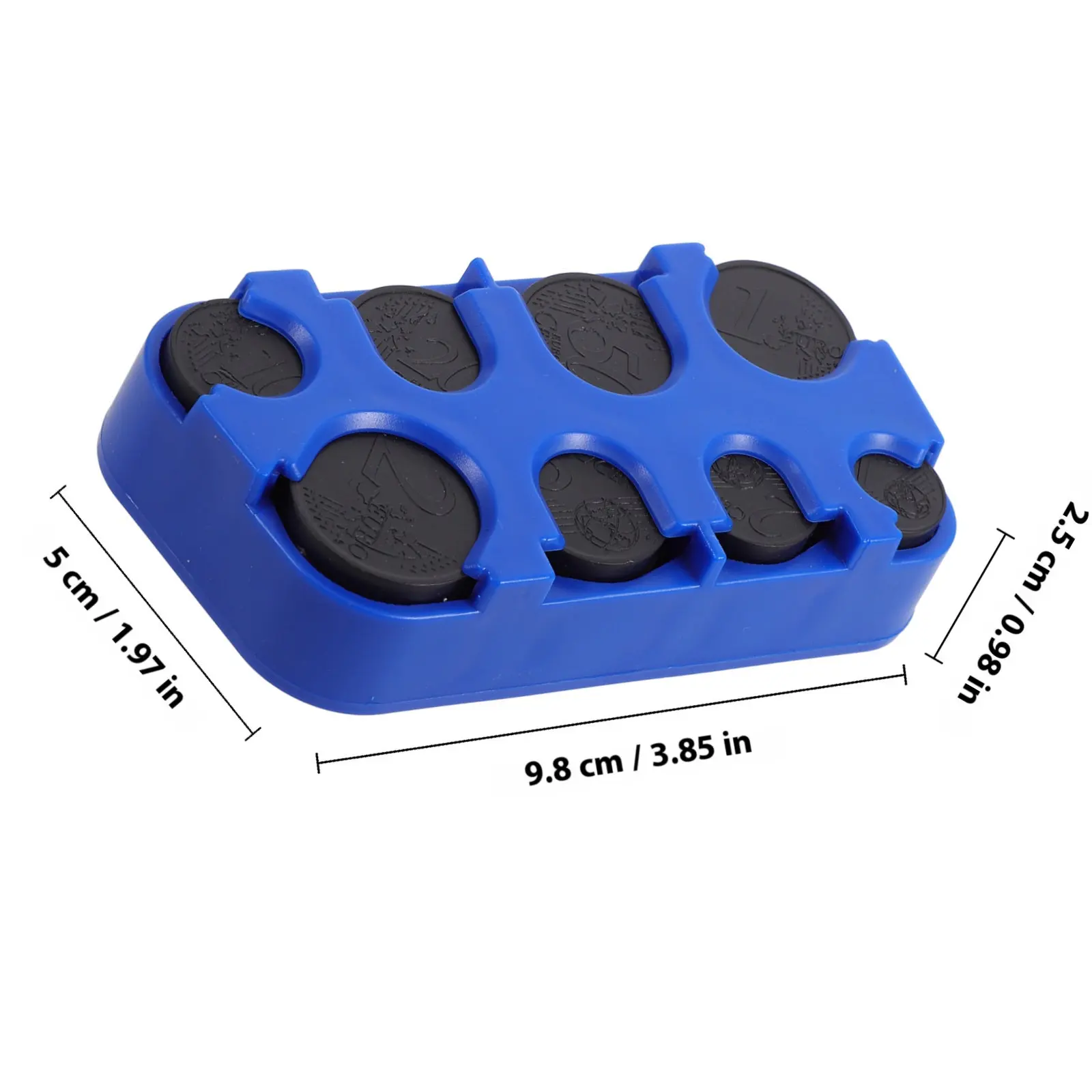 휴대용 동전 보관함 대용량 방수 정리함 자동차 및 가정용 소형 동전 진열 케이스