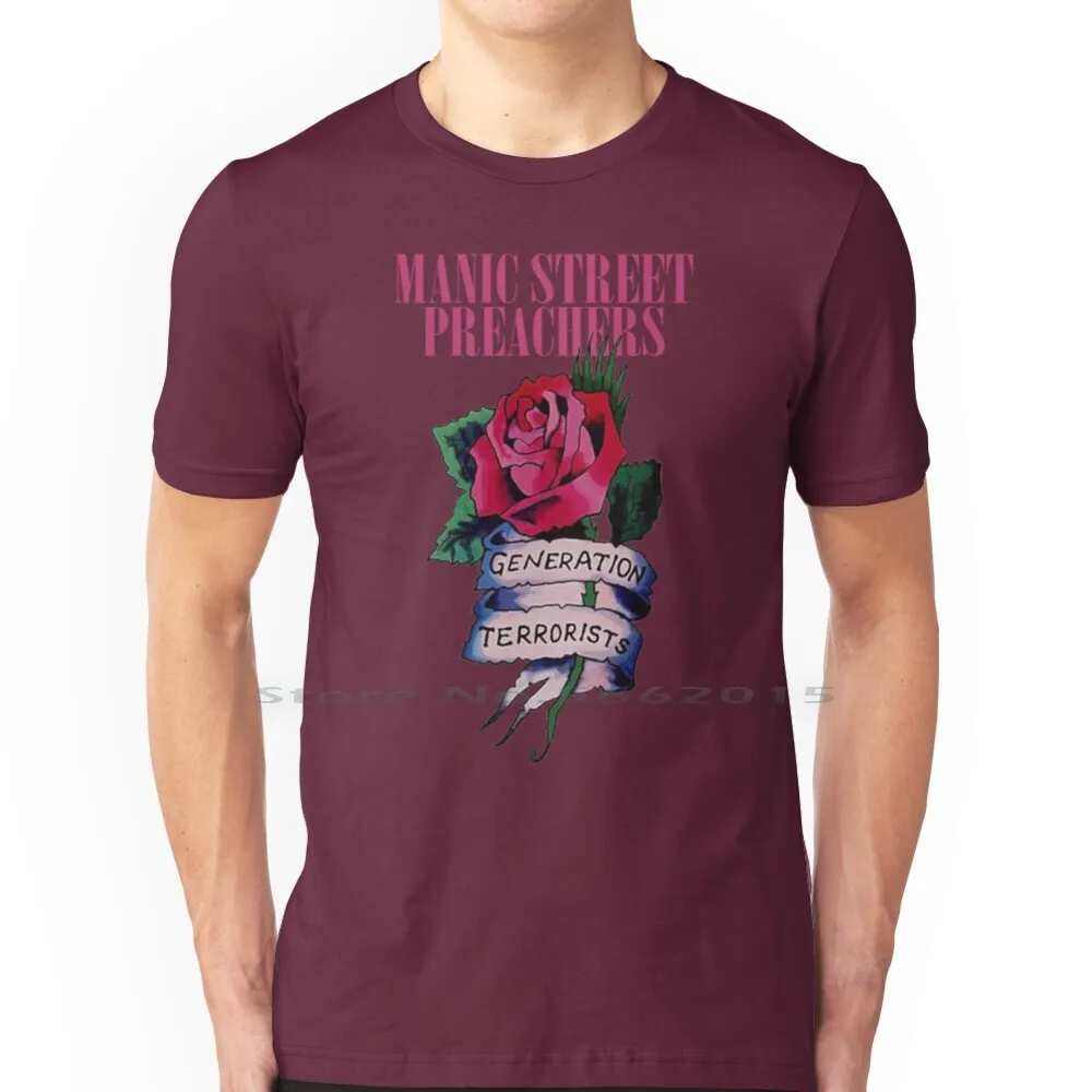 Wels Manic T Shirt 100% Cotton Manic Street Preachers Band