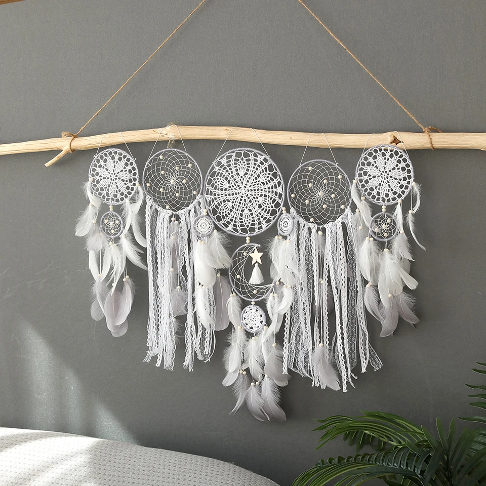 Bohemian Dreamcatcher Set Large Wall Hanging Decor