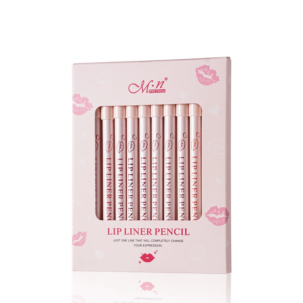 12Color Lip Liner stereoscopic color development waterproof anti-sweat non-smudging moisturizing finishing skin tone Menow