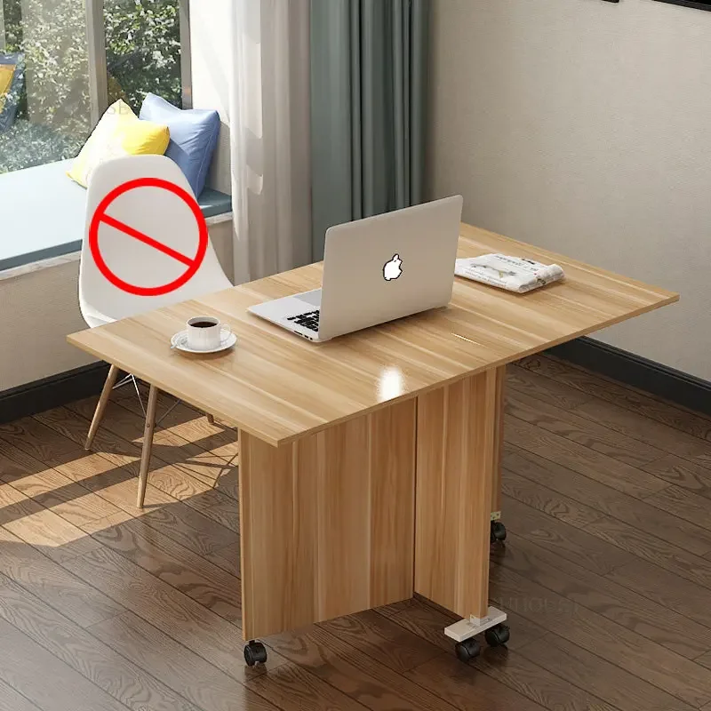 Mesas De Comedor De Cocina Ultrafinas, Muebles Para El Hogar, Mesa Plegable  De Apartamento Pequeño Extraíble, Mesas Telescópicas Rectangulares Simples  - Mesas De Comedor - AliExpress