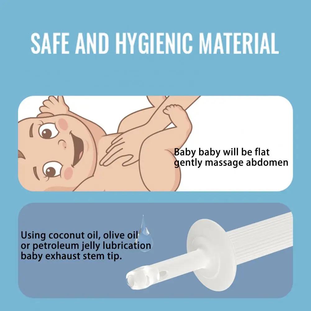 6Pcs Useful No Odor Flatulence Release Sticks Disposable Safety Baby