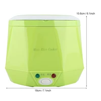 Cuiseur à riz électrique 24V 1,6 l, marmite de cuisson Portable, cuiseur à vapeur multifonctionnel pour camion, cuiseur à riz électrique 140W 6