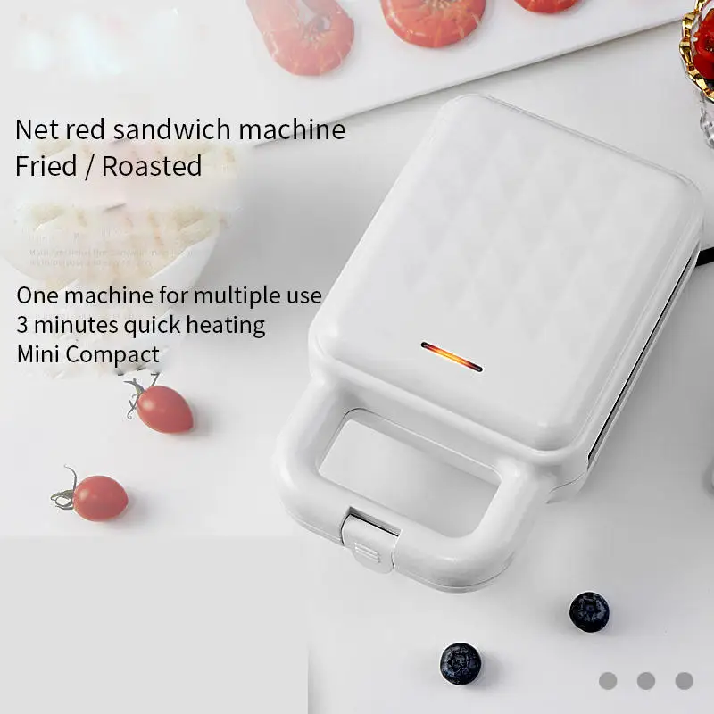 Sandwich maker Multi-function light breakfast maker double-sided heating toaster press toaster waffle