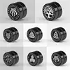 Black Punk Magnet Clip/Stud Earrings For Women Men Boy New Fashion Geometry Stainless Steel Jewelry Accessories Earrings 1