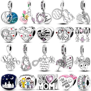 Sterling Silver Mom Charm 1