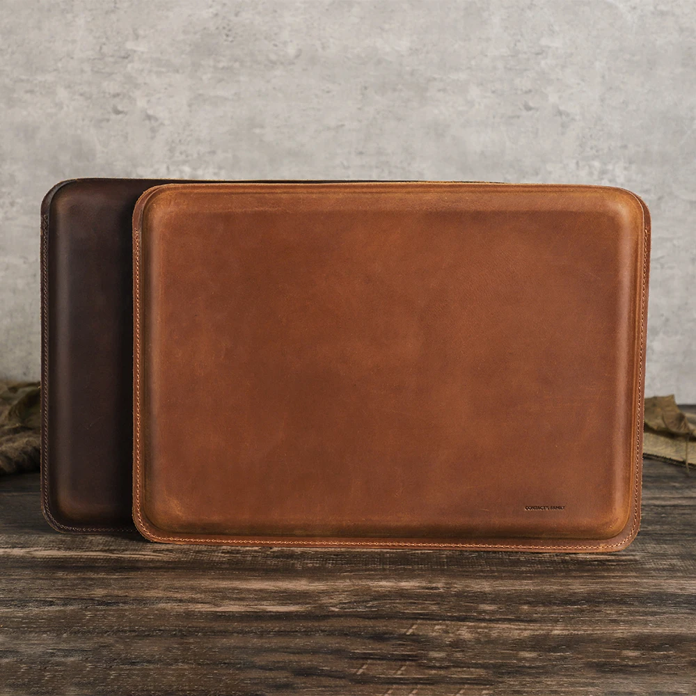 Bolsa de Couro Genuíno para Laptop Bolsa para Macbook Pro 15 A24852023 A2141 Acessórios de Luxo 16 Polegadas 2023 - Imagem 3