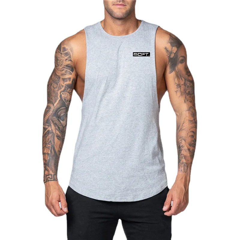 

Men's Training Shows Muscle and Fitness Tank Top Breathable and Sweat-absorbing Casual Sleeveless T-shirt