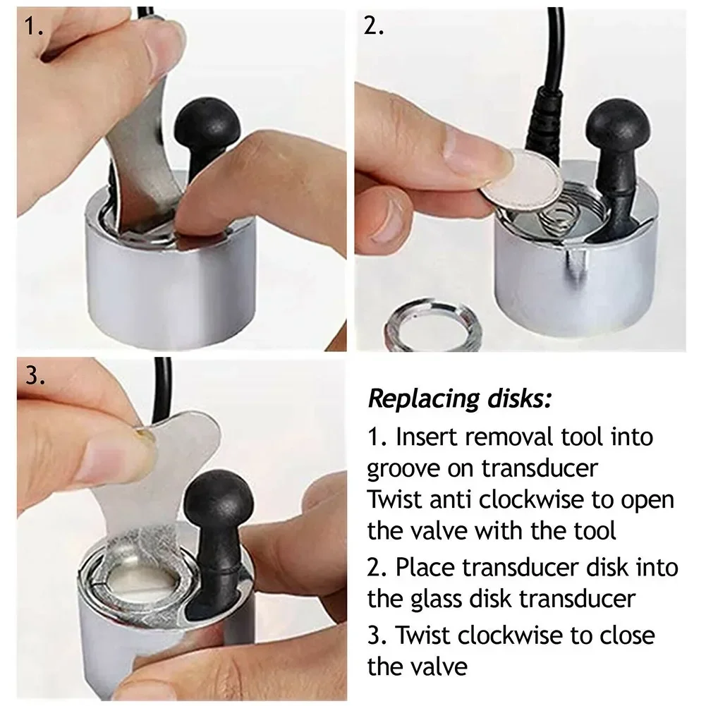 Electric Fire Transducer Disc+Tool For DIMPLEX M-011B M011B Heater For Optimyst Air Humidifier Mist Maker Waterscape Atomizer