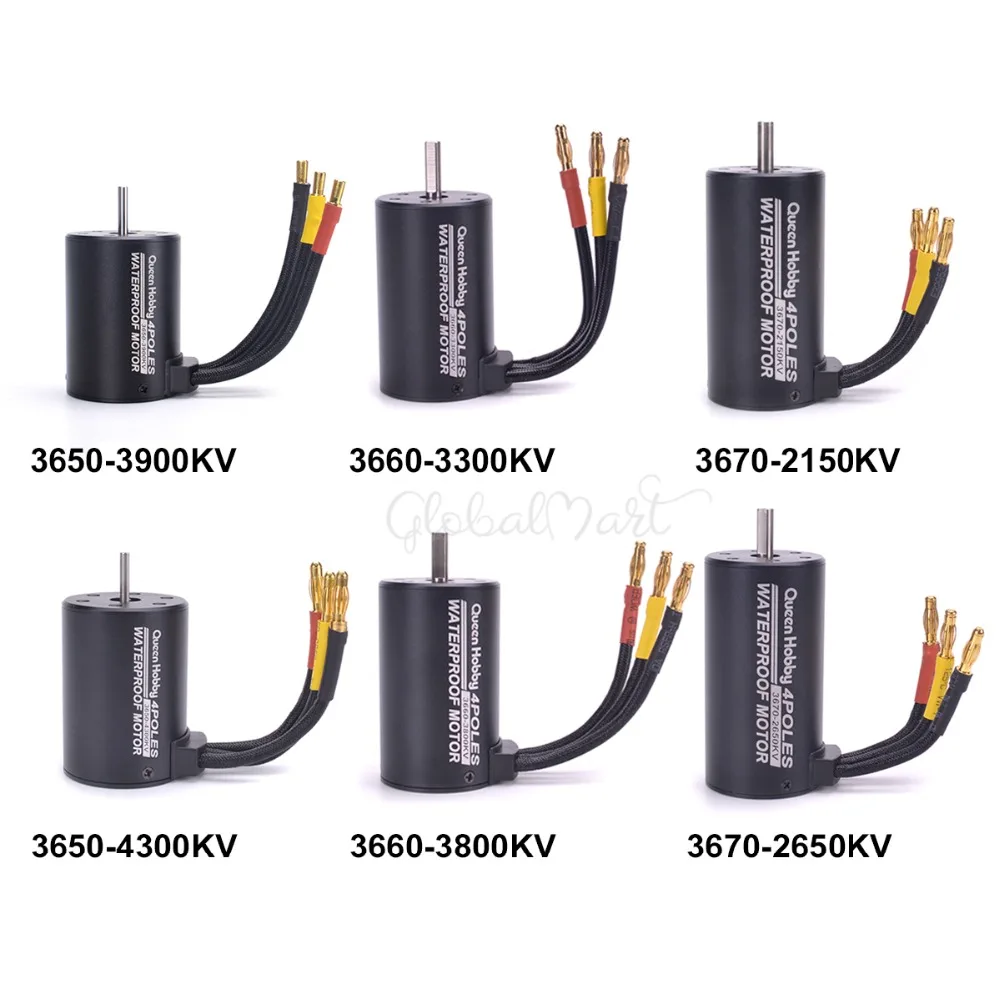 Moteur Brushless 3650/3660/3670 pour Drone Course RC, 2300-4300KV