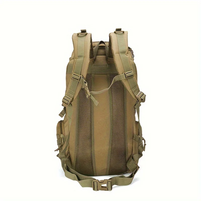13.21gal Multifunctional Backpack Waterproof Travel Large Backpack for Outdoor Camping Mountain Cycling Sports Khaki Black Bags