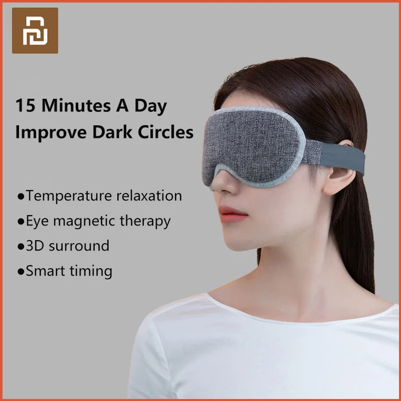 Youpin Remendos de Olho de Vapor Inteligente Febre Proteção para os Olhos Aliviar a Fadiga do Olho Calor e Aplicar Máscara de Olhos para Dormir Ajuda