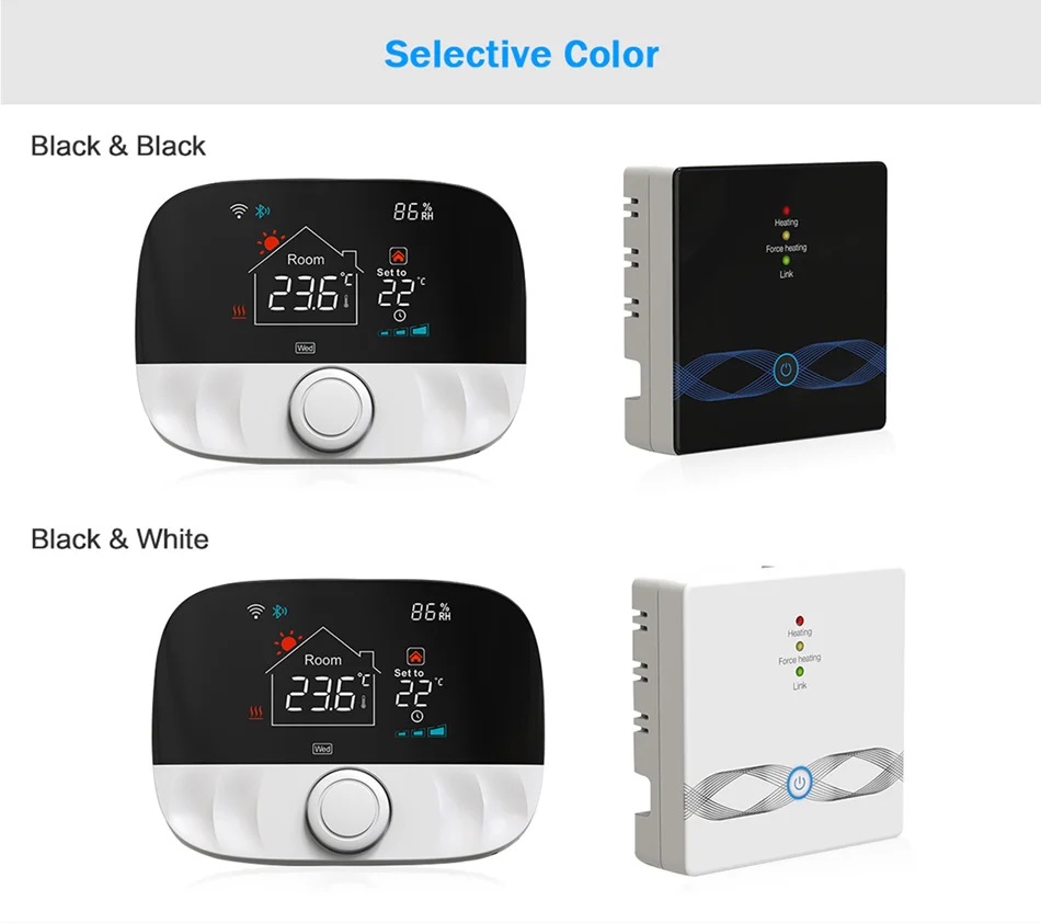 Tuya Smart Home WiFi Thermostat Wireless Gas Boiler Water Heatig Digital  Battery Temperature Remote Controller Alexa Google - AliExpress