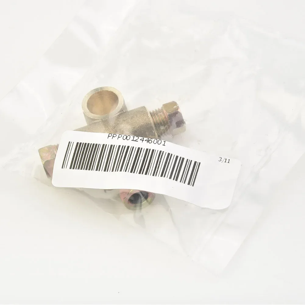 Hydraulic Brake Tee Connector 3 Way T Piece Tee Brake Pipe 3 Male Nuts Short Union Metric Accessoires