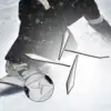 4 Pcs Snowboard Stomp Pads, Snowboard Grip Pad, Anti Skid Ski Decal Snowboard Step Pad Snowboard Traction Stomp Pad 4