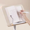 Floor Book Stand with Page Paper Clip Desktop Book Stand Height Adjustable Portable Book Holder for Cookbooks Sheet Music 5