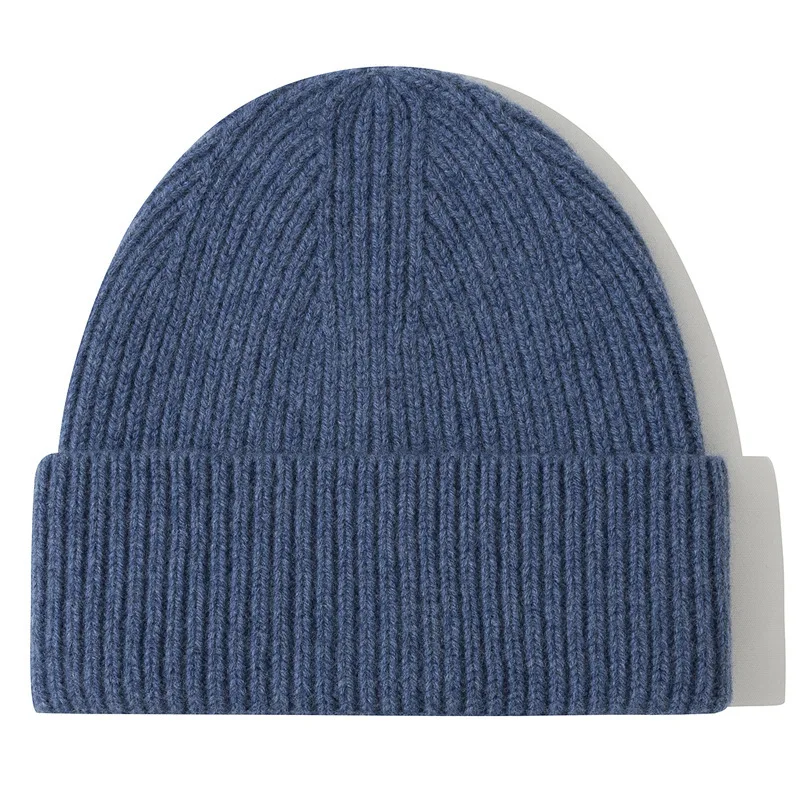 100% Merino Wool Winter Beanie Unisex Soft Knit Hat