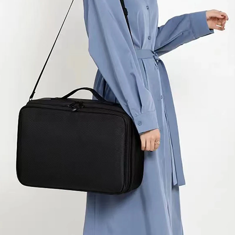 Oxford Cloth Makeup Bag Women Professional Large Capacity Travel Cosmetic Case