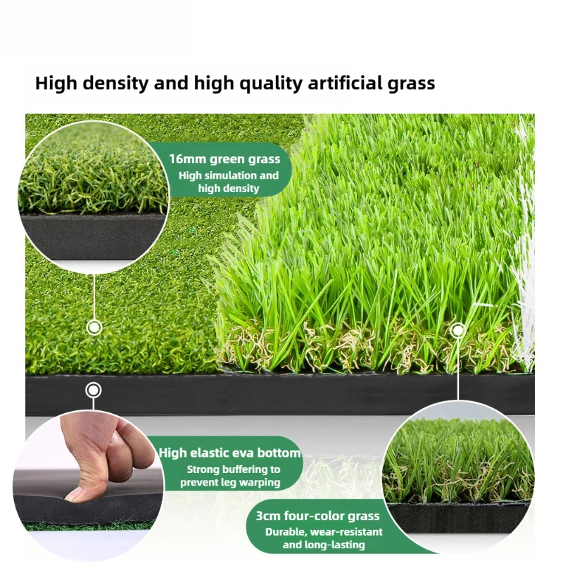 PGM Golf Strike Mats Auxiliary Line Guide 1.2x1.5m Indoor Outdoor Swing Pad DJD050 4