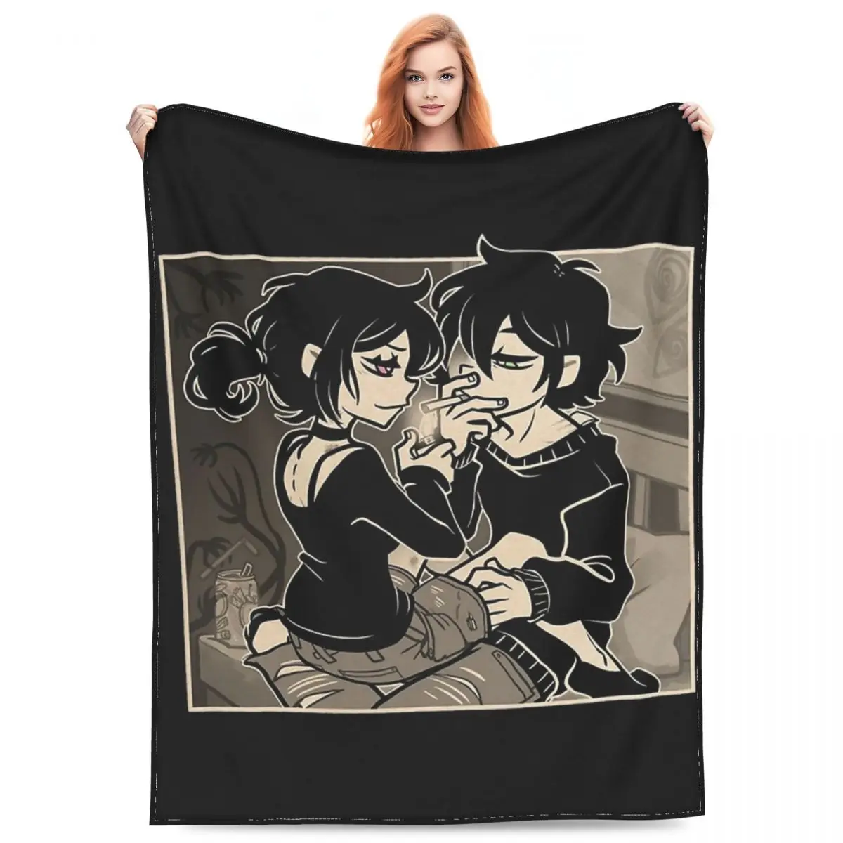 

Cozy The Coffin Of Andy And Leyley Blanket Merch Home Decorative Ashley Throws And Blankets Ultra-Soft Flannel for Outdoor