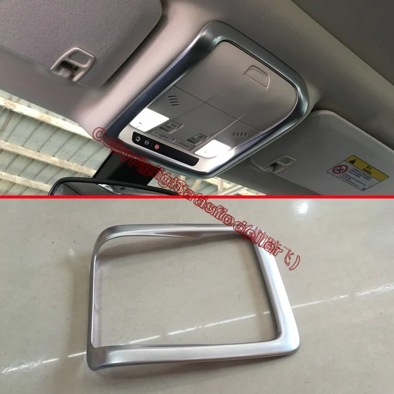 

ABS Pearl Chrome Interior lights Reading lights Trim Cover For Cadillac XT5 2016 2017 Car Accessories Stickers