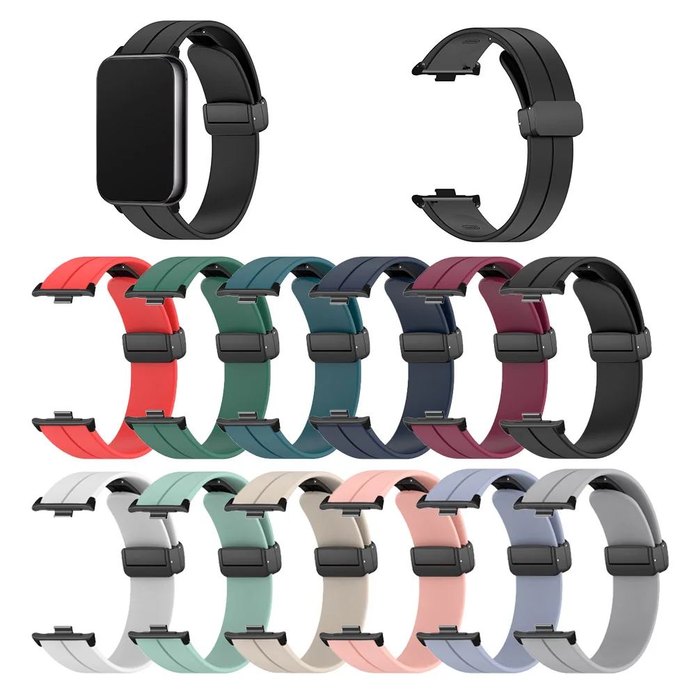 Silicone Magnetic Wristband for Smartwatch Replacement Strap