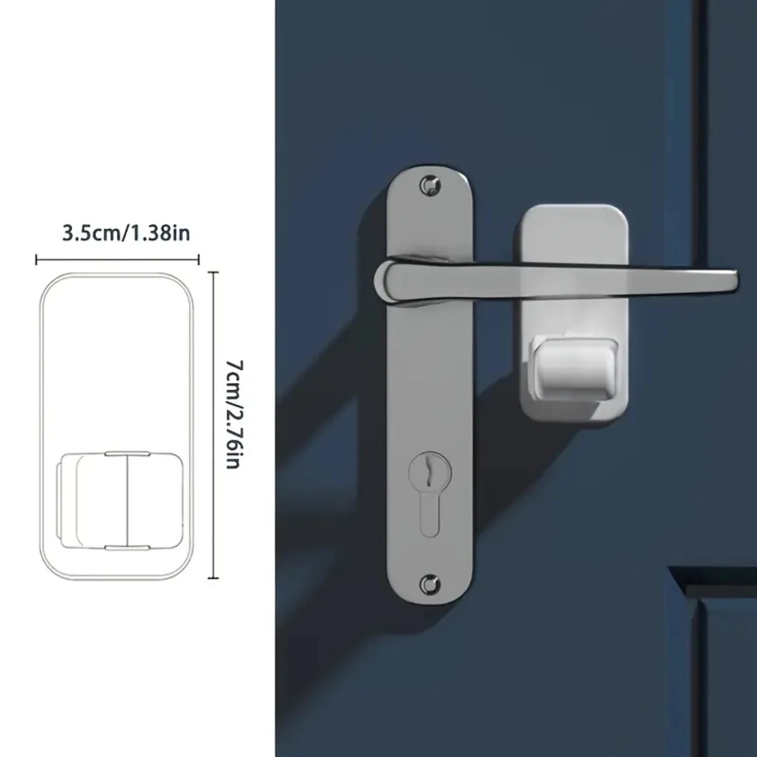 Childproof Baby Safety Lock Safe and Secure-Prevent Accidental Openings-Perfect for Curious Babies and Pets Ultimate Door
