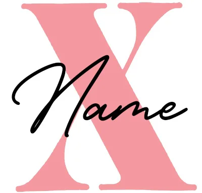 X with name