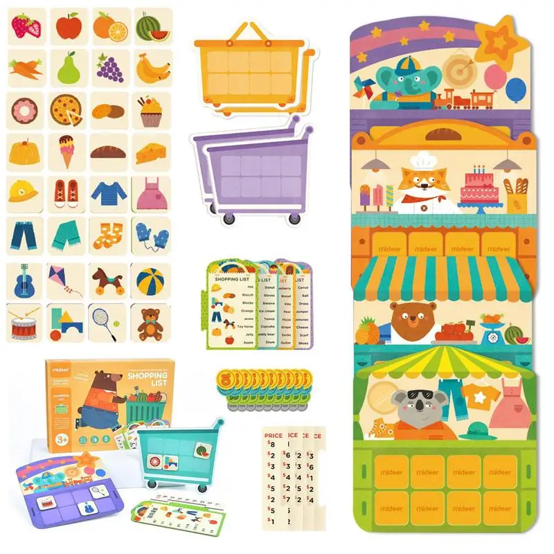 

Shopping List Toy Memory Toy Educational Game Interactive Educational Desktop Toy For Learning And Fun
