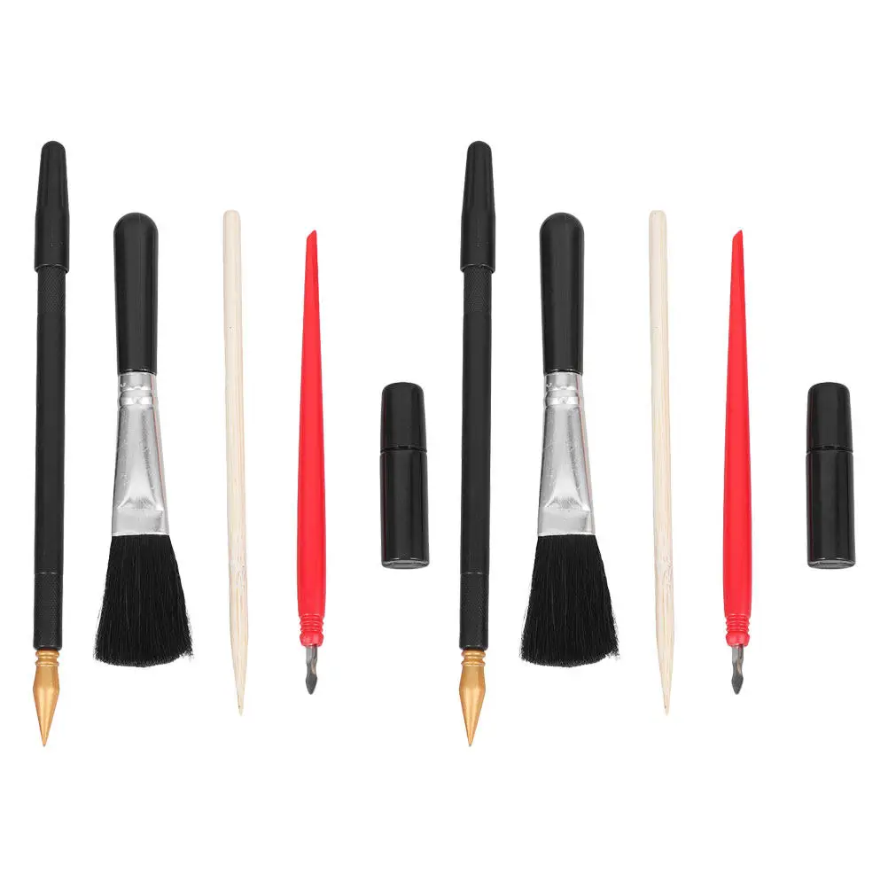 10Pcs 스크래치 페인팅 펜 세트 예술가를 위한 다용도 스크래치보드 스크래핑 도구 미술 프로젝트 및 공예 드로잉