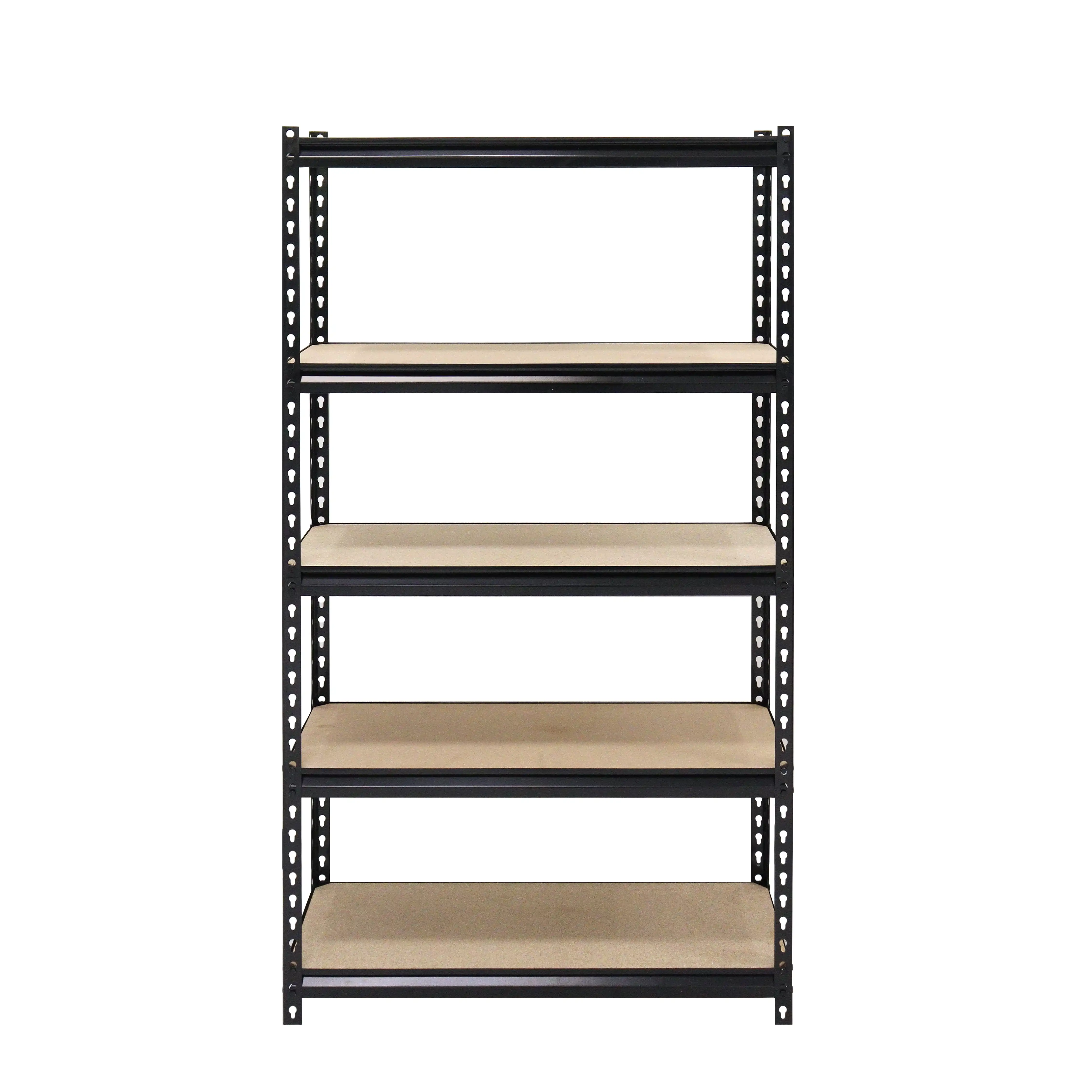 

Muscle Rack 30"W x 12"D x 60"H, 5-Tier Steel Shelving, 500 lbs. Capacity per Shelf, Black