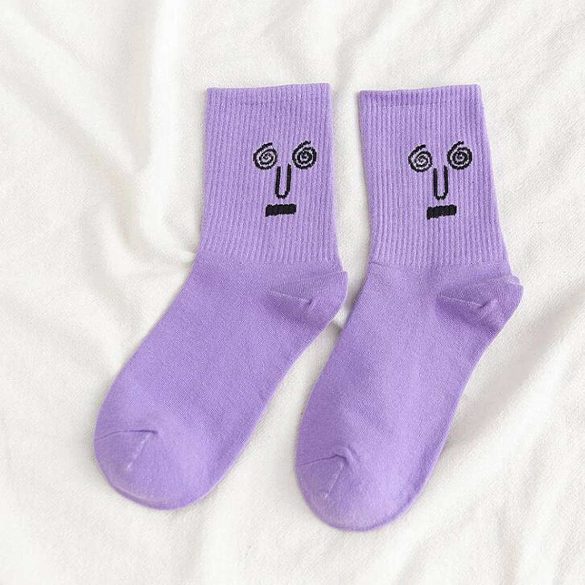 1 Paar Korea Funky Harajuku Trend Frauen Candy Farben Casual Lustige Socken Mädchen Kawai Socken Unisex Überraschung Mid Frauen Crew Socken – Detail 14