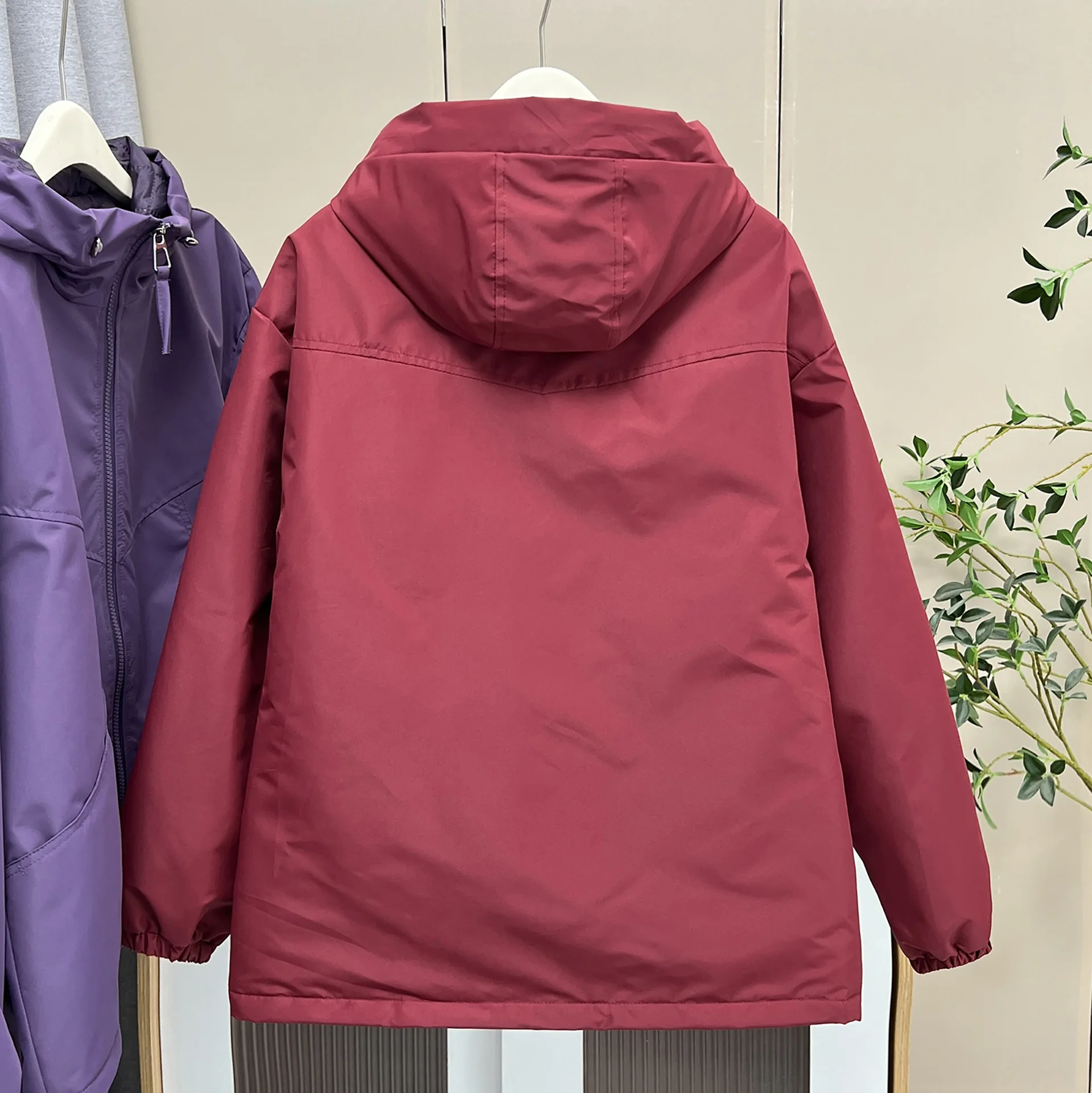 XXXXL Fashion Plus Size Women's Parkas Autumn And Winter Of 2025 cotton-padded Jacket Simple Casual Hooded Warm Quilting Coats