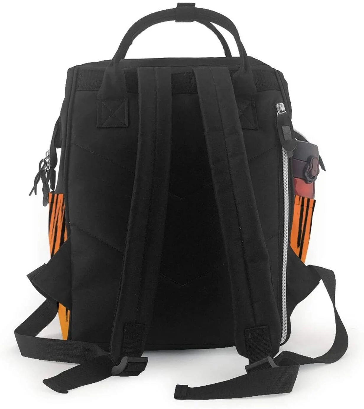 Tiger Stripe Printed Mummy Backpack Diaper Bag Multi-Function Maternity Nappy Bags, Kid Bag with Laptop Pocket,Stroller Straps