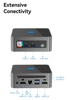 MINI PC 12th i5 12450H i7 1270P 13620H i9 12900HK i225 i226 Bluetooth5.2 4K UHD wifi6 M.2 NVME SSD PICE4.0 Industrial computer 2
