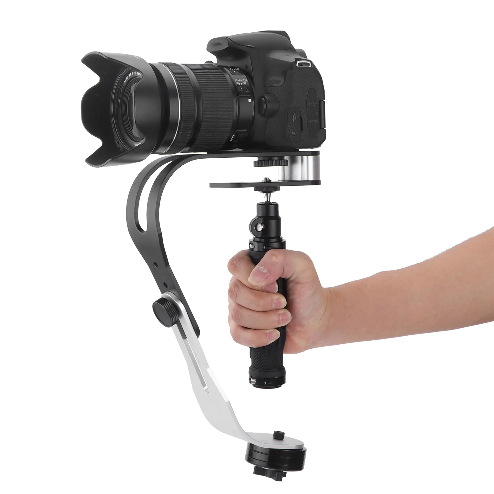 Stabilisateur Caméra DSLR Arc Alliage Aluminium Noir UF-007