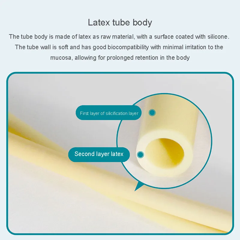 12 Pcs Double Lumen Catheters Male Medical Latex Disposable Catheters Female Drainage Urinary