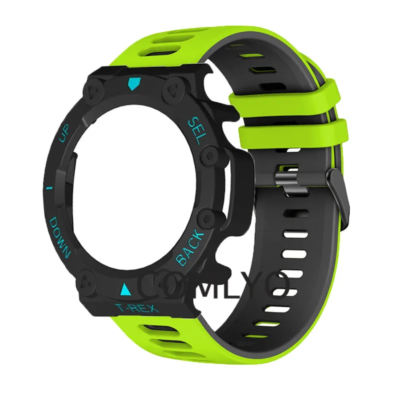 2in1 Band For Amazfit T-Rex 2 t REX 2 Strap Silione Soft Bracelet