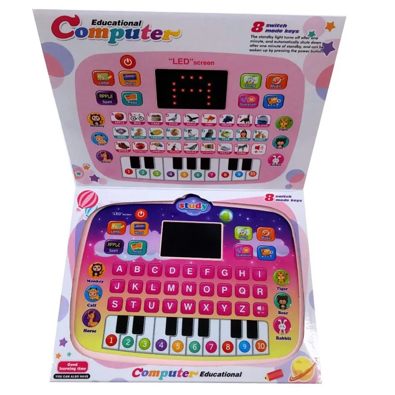 Ipad Tablet Learning Machine Functional IC Generate Sound and Light Touch Screen Tablet Toy learning toys