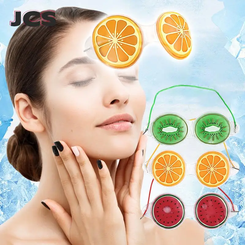 Fruit Ice Eye Mask Fruit Ice Compress Sleeping Eye Mask Relieve Fatigue Remove Dark Circle Cooling Relaxation Cute Eye Mask Care Tools