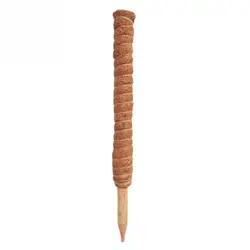Natural Coir Totem Pole for Climbing Plants and Vines - Garden Support Stick (50cm)