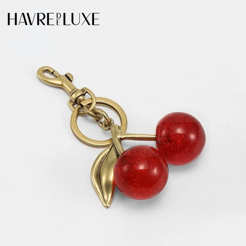 HAVREDELUXE チェリーバッグチャーム コーチバッグペンダント用
