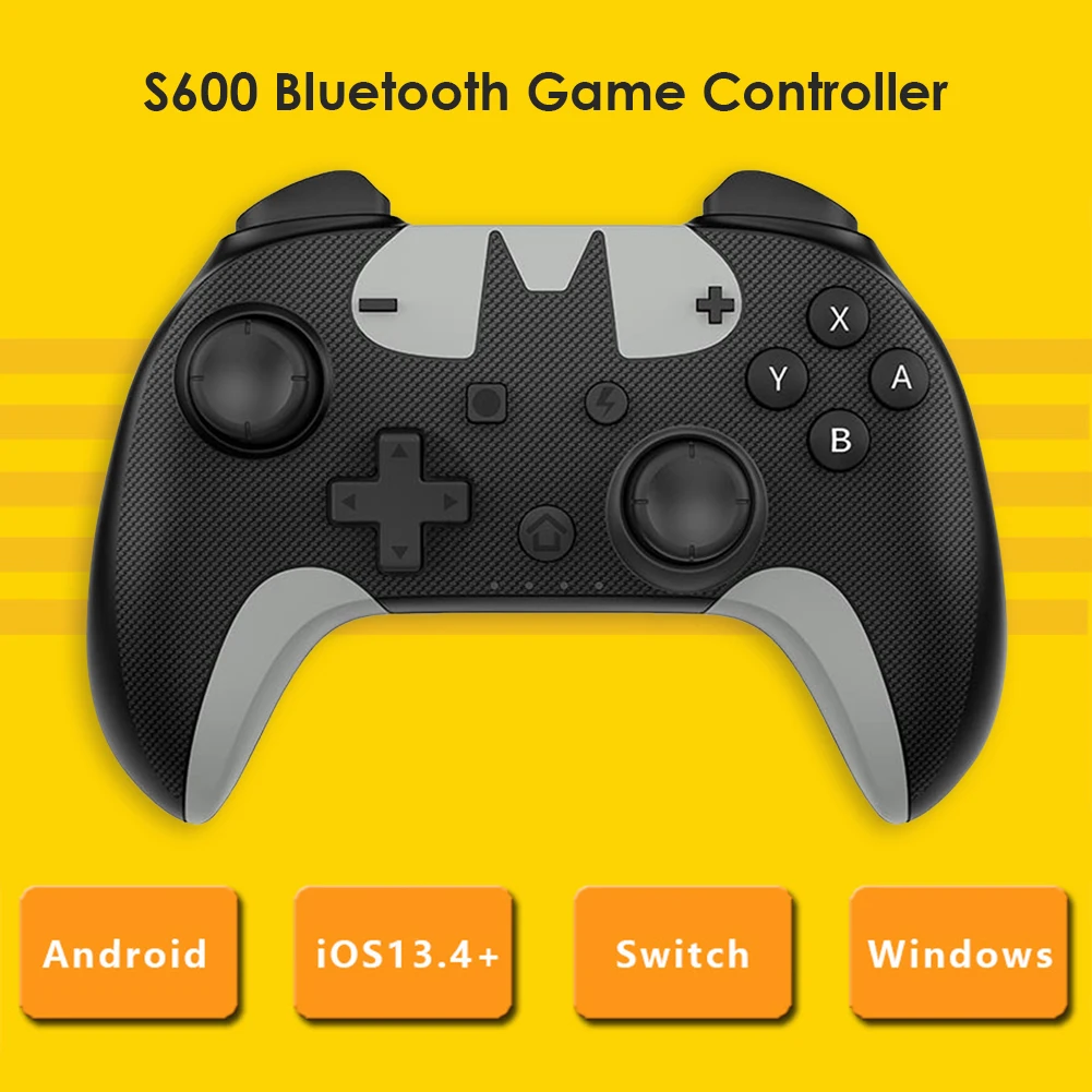 S600 For Switch Pro Controller Bluetooth Wireless Game Controller Wired Gamepad for iPhone Android Phone PC gift