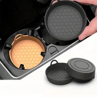 Car Cup Holder Coaster Silicone Cup Holder Insert Universal Non-Slip Cup Holders Car Interior Silent Cup Pad Car Accessories New 1