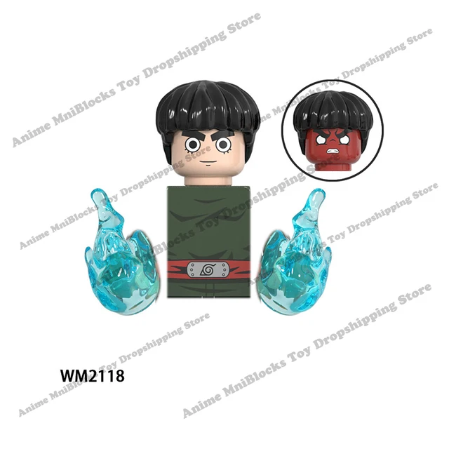 WM6105 WM6106 WM6107 WM6108 Naruto blocks Building Blocks Anime cartoon mini bricks action toy figures Naruto Bricks kids Gifts RED