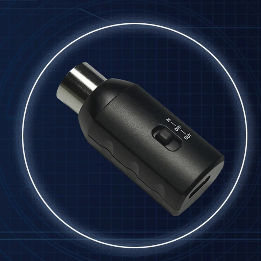 For M-VAVE SK7 Wireless MIDI-Adapter Rechargeable Audio Transmitter Receiver 2.4GHz For MIDI Device Interfaces