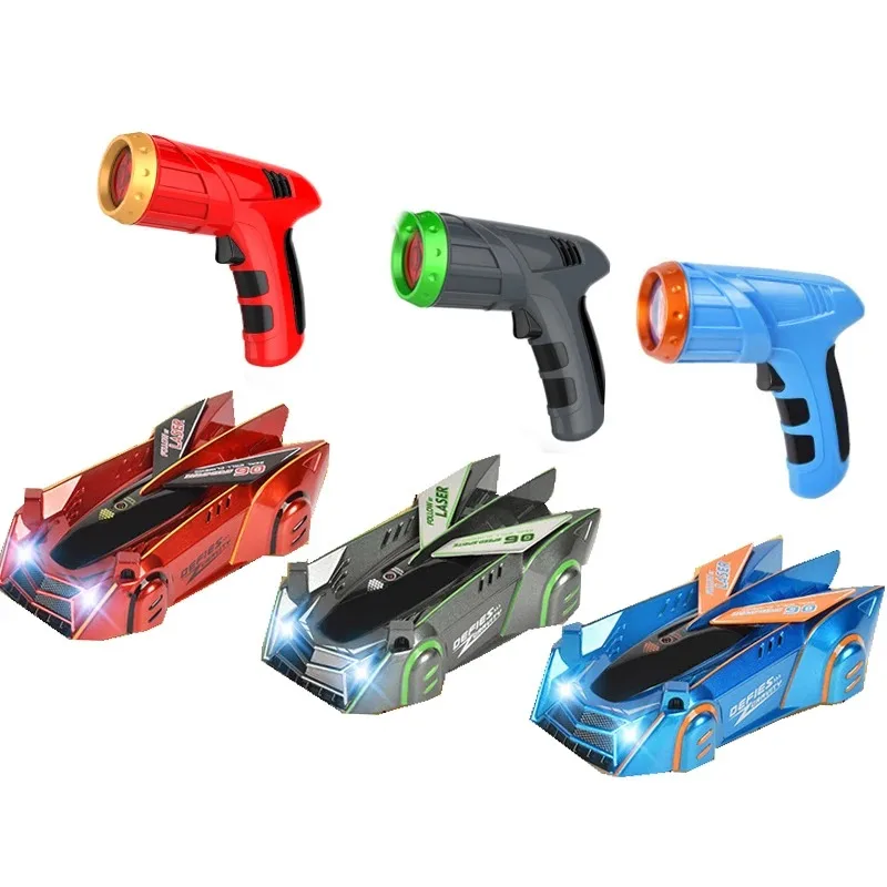 Rc Car Infrared Laser Stunt Tracking Wall Ceiling Climbing Light Remote Control Drifting Car Electric Anti-gravity Car Boy Toys 2