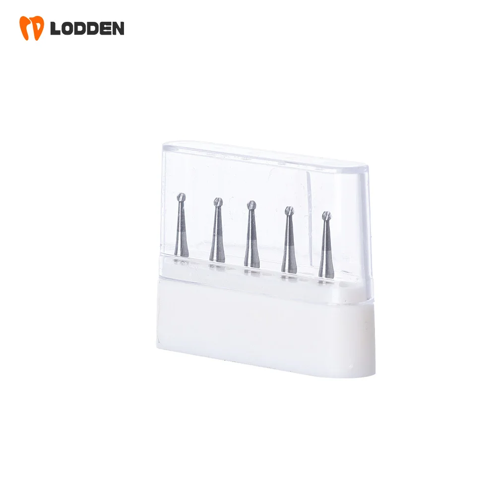 LODDEN 5 Stück/Box Dental RA CA Schaft Wolframkarbid-Bohrer Kugelrundbohrer 9 Größen 2,35 mm Low-Speed für Zahnmedizin-Schleifwerkzeuge – Detail 27
