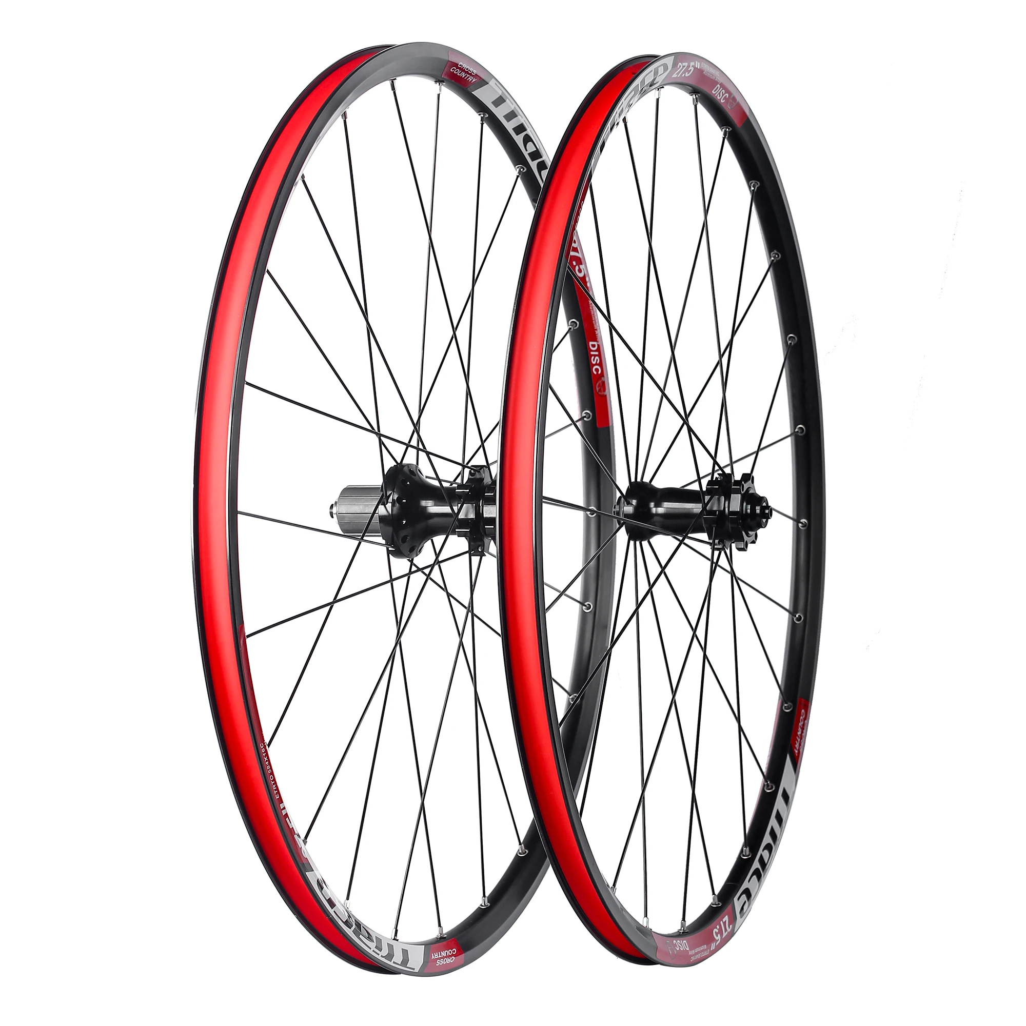 TRIACE Mountain Bike Disc Brake, 4 Bearings, 24H Straight Pull Bike Accessories, Card Type Bicycle Wheel, MTB, 8-11Speed