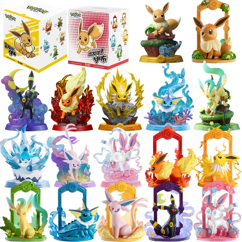 Funism オリジナルイーブイセットブラインドボックスポケモンおもちゃ